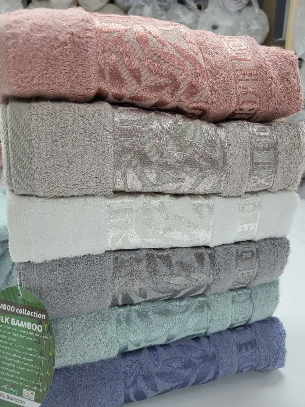Махрові рушники SILK BAMBOO ментол (4)
