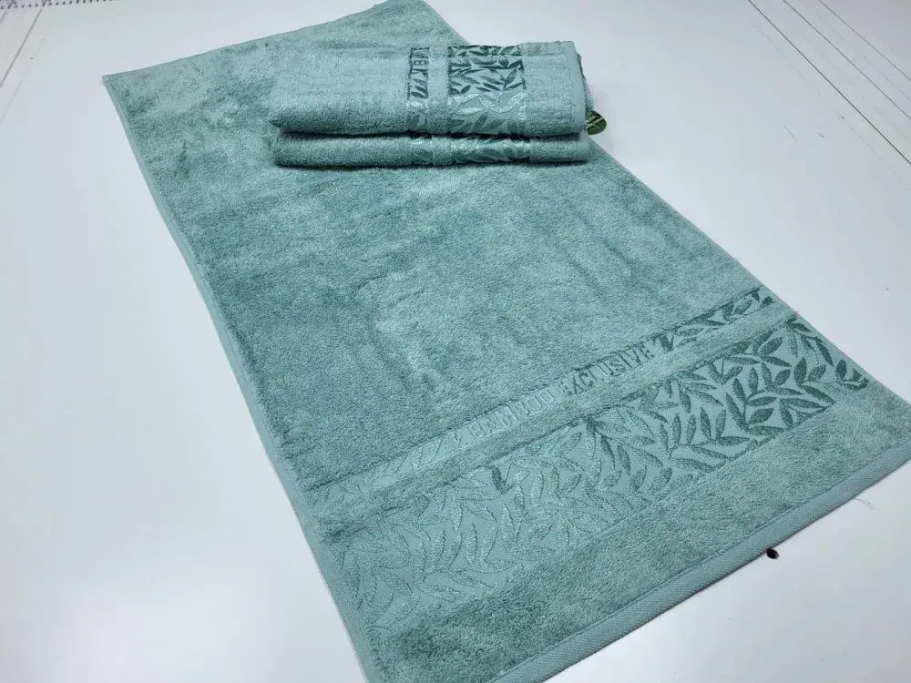 Махрові рушники SILK BAMBOO ментол (5)