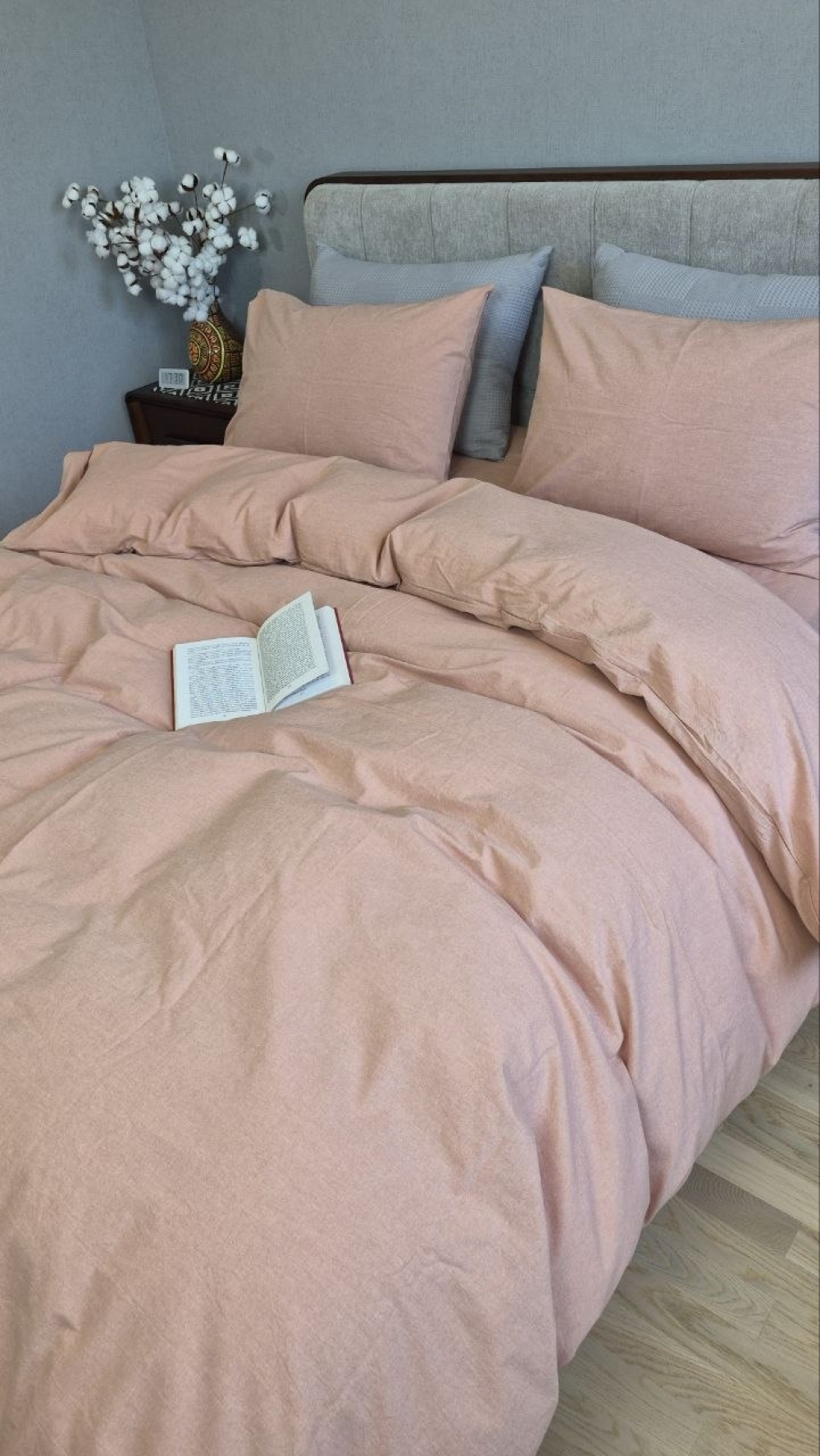 Элитное постельное белье Terra из вареного хлопка Washed Cotton W1261 (3)