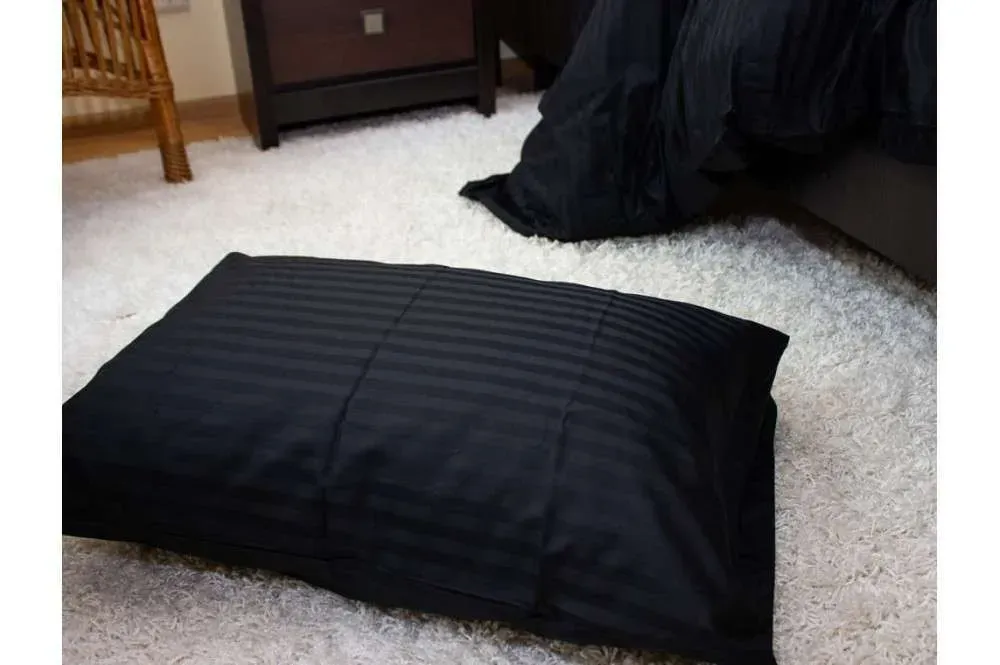 Комплект постільної білизни Stripe LUX BLACK 1x1см (2)