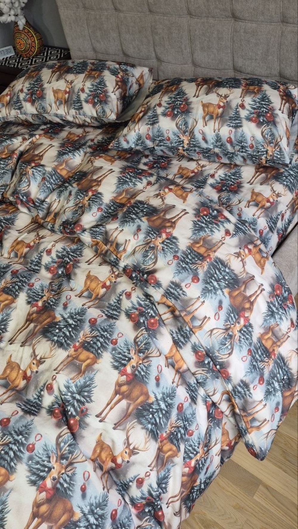 Постільна білизна з фланелі Олені NEW, Turkish flannel 5D (6)