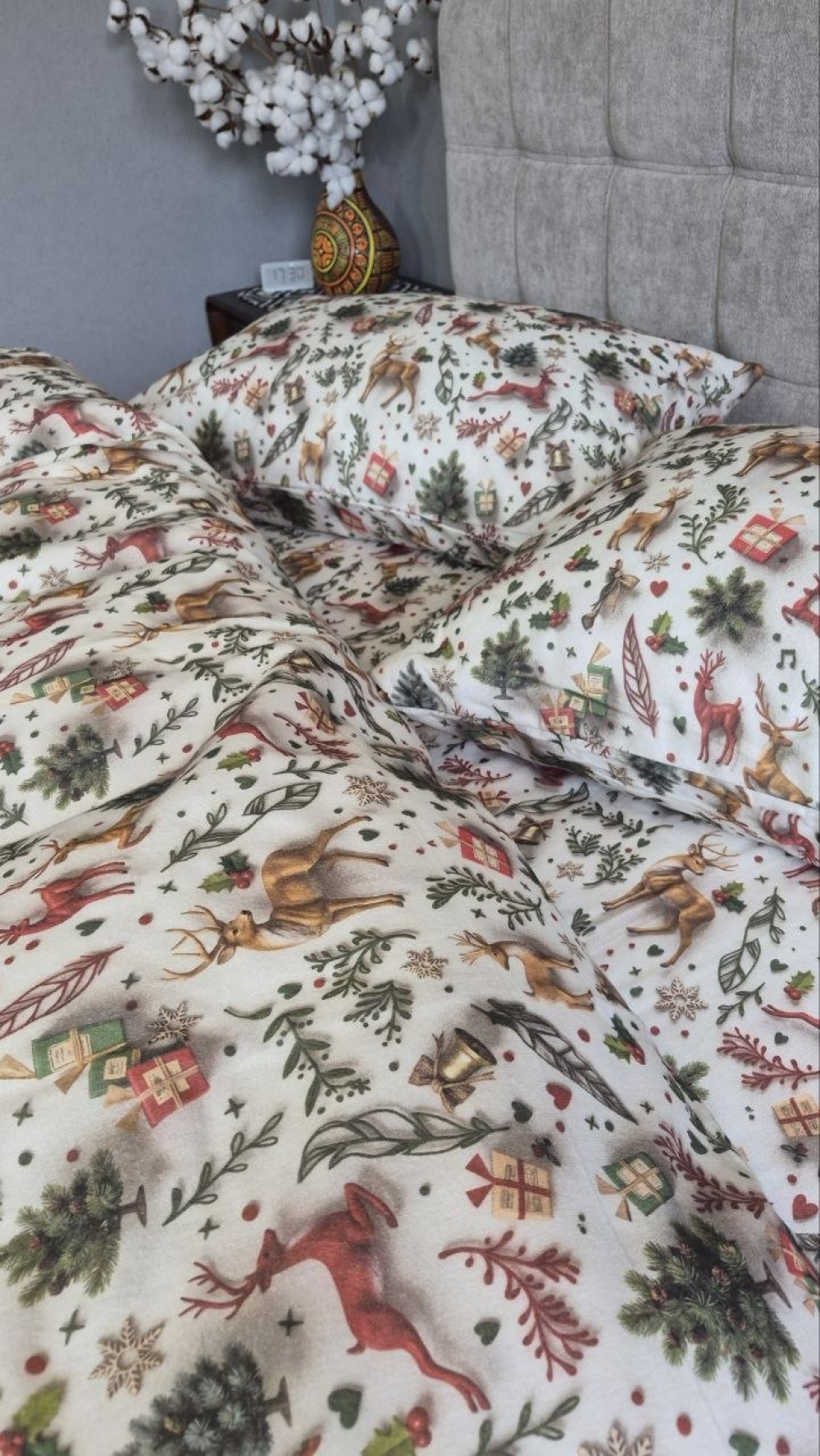 Постільна білизна з фланелі Різдвяні історії, Turkish flannel 5D (4)