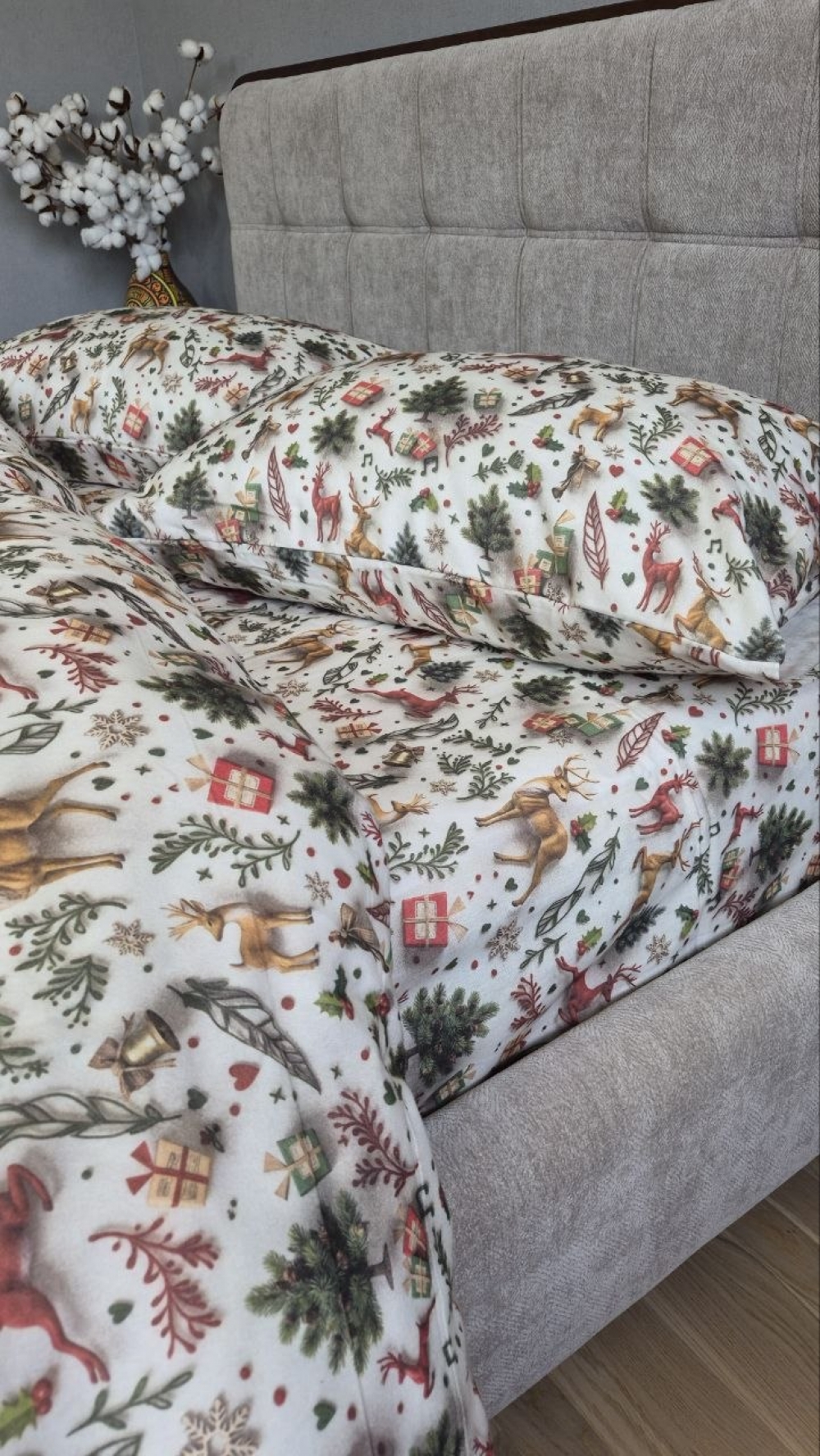 Постільна білизна з фланелі Різдвяні історії, Turkish flannel 5D (5)