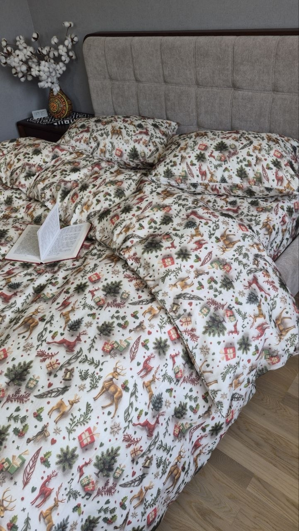 Постільна білизна з фланелі Різдвяні історії, Turkish flannel 5D (6)