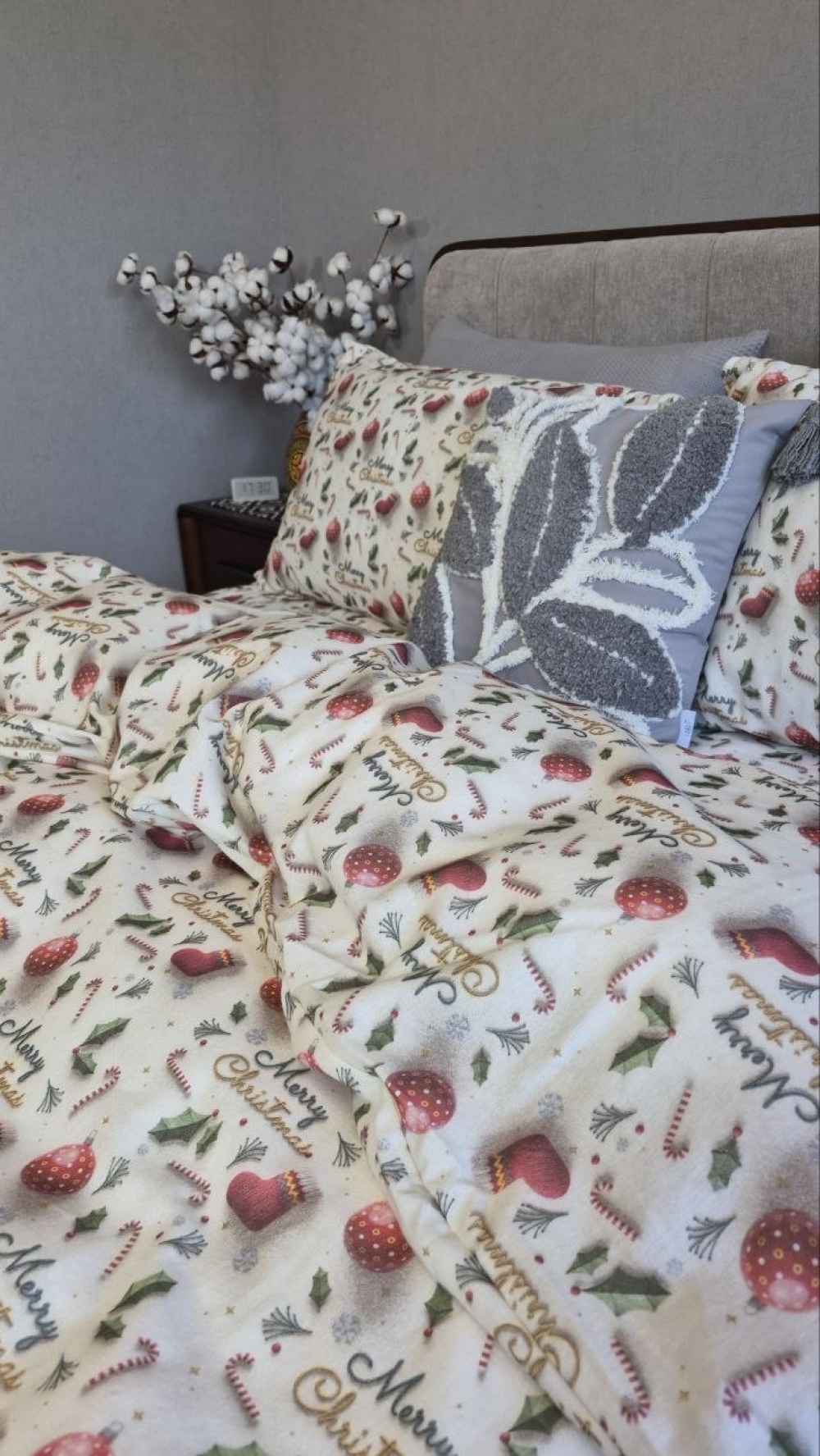 Постільна білизна з фланелі Святковий настрій Turkish flannel 5D (5)