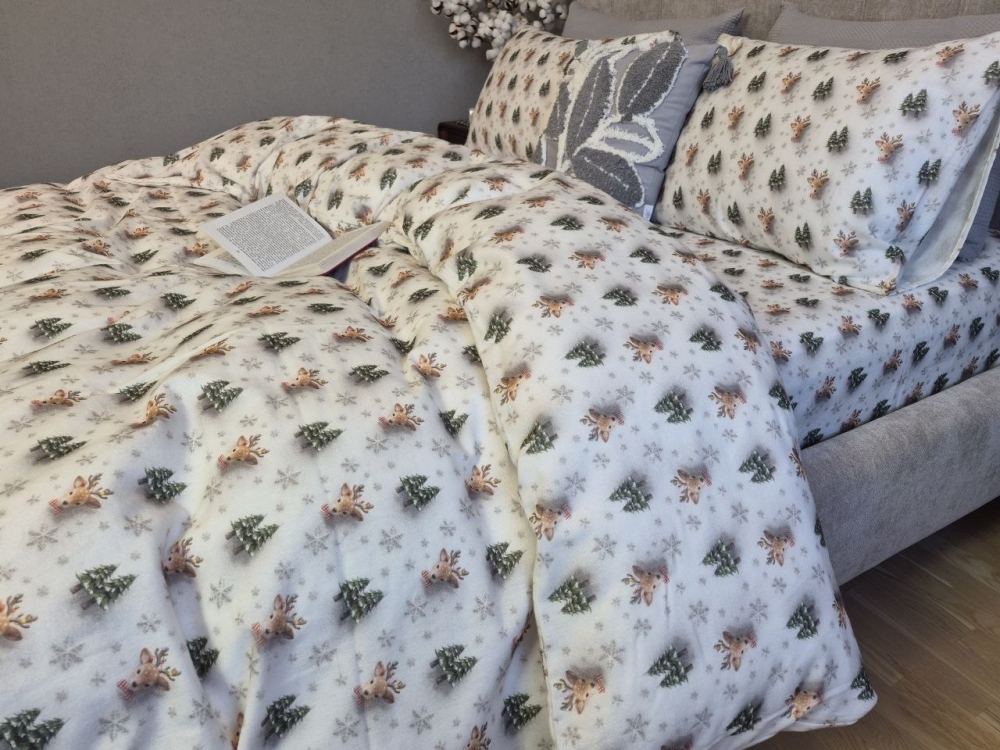 Постільна білизна Бембі з фланелі Turkish flannel 5D (2)