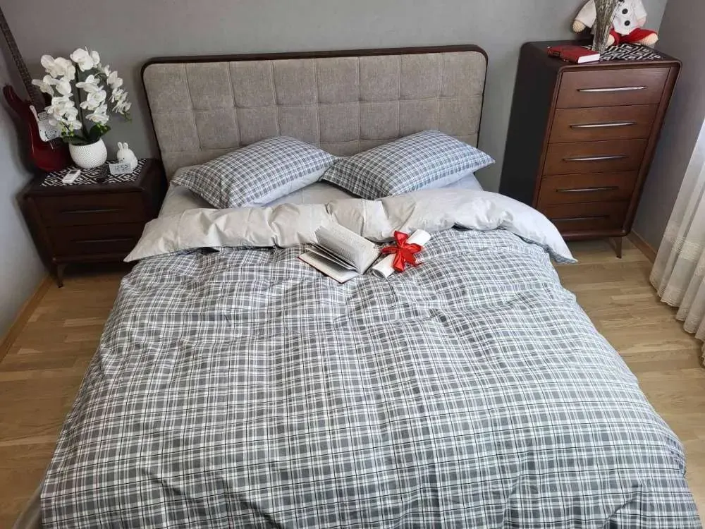 Елітна постільна білизна Scotland gray, cotton двостороння (3)