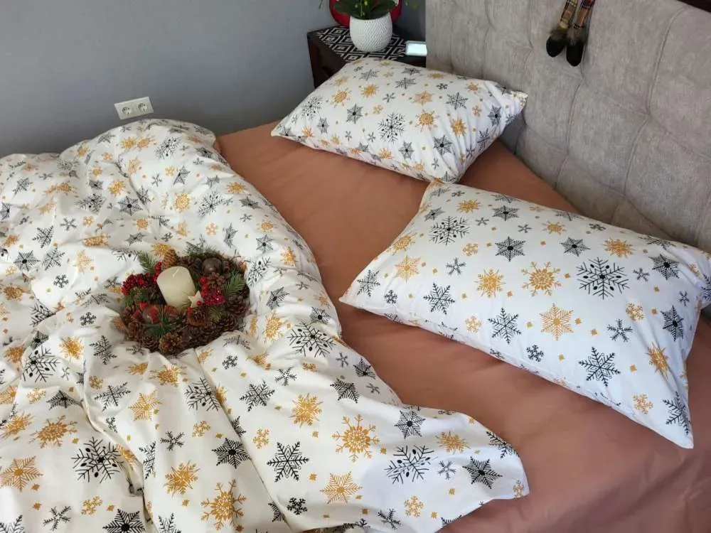 Елітна постільна білизна Турецький котон Різдвяна ніч, cotton (2)