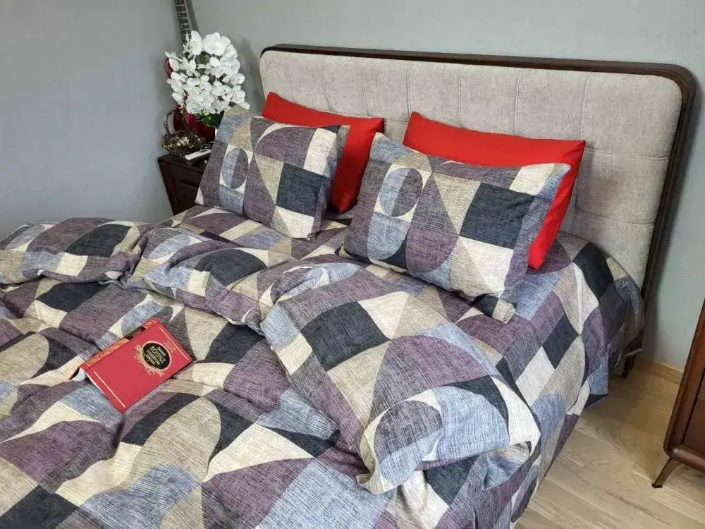 Комплект постільної білизни з фланелі Тренд какао Turkish flannel (3)