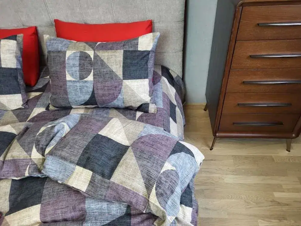 Комплект постільної білизни з фланелі Тренд какао Turkish flannel (6)
