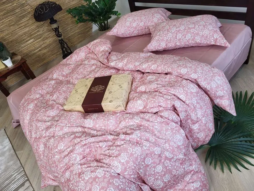Елітна постільна білизна Сатин PREMIUM MUSCAT ROSE (2)