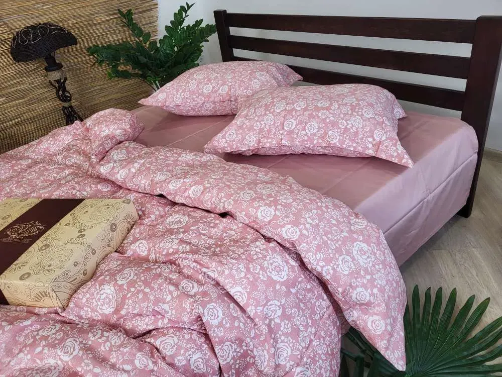 Елітна постільна білизна Сатин PREMIUM MUSCAT ROSE (4)