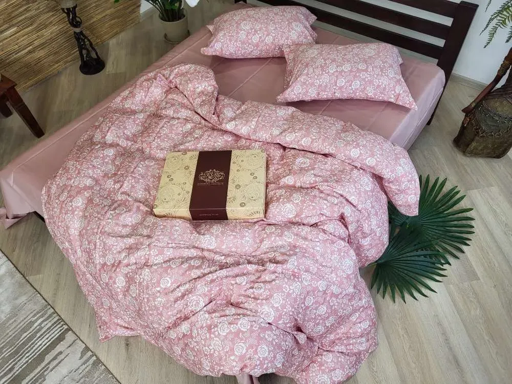 Елітна постільна білизна Сатин PREMIUM MUSCAT ROSE (7)