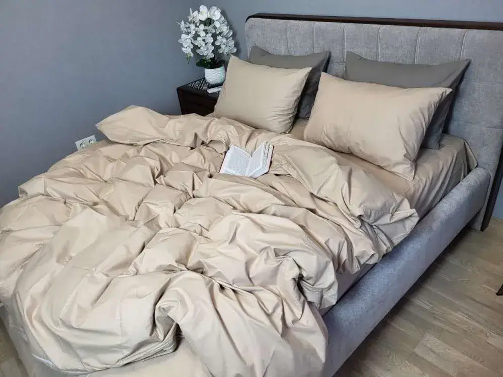 Комплект елітної постільної білизни SOLO №588-109, cotton (5)