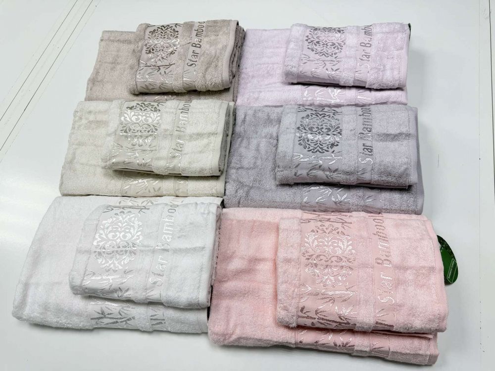 фото: Махровые полотенца RUBY BAMBOO белого цвета (3)