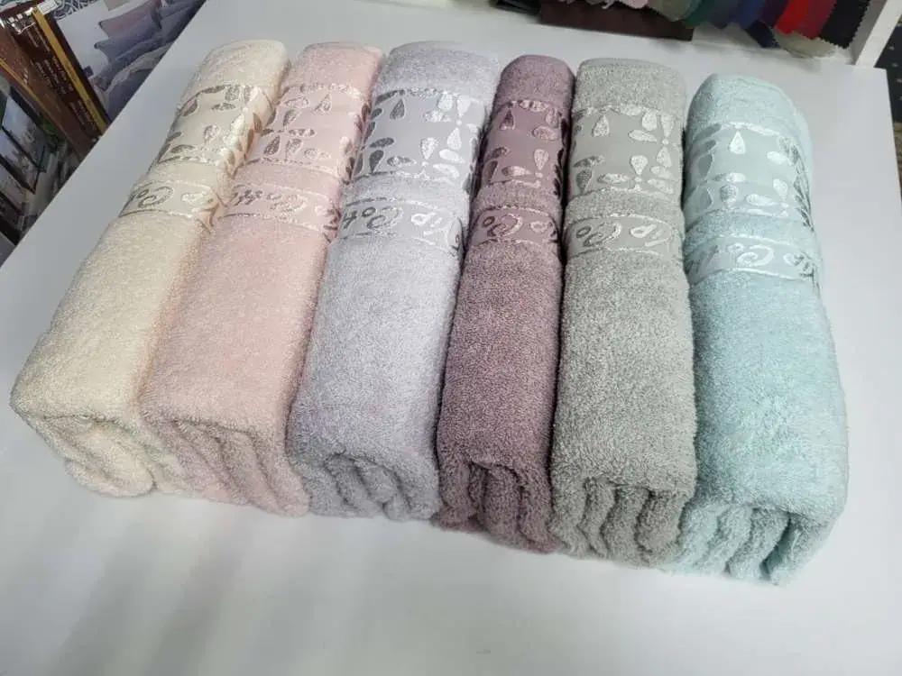 Махрові рушники VIP COTTON ECE рожевого кольору (5)