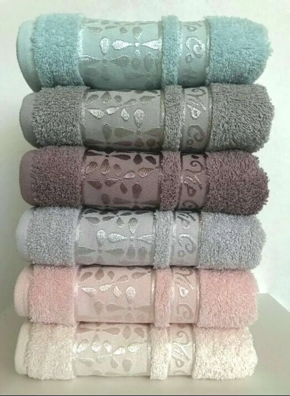 Махрові рушники VIP COTTON ECE рожевого кольору (6)