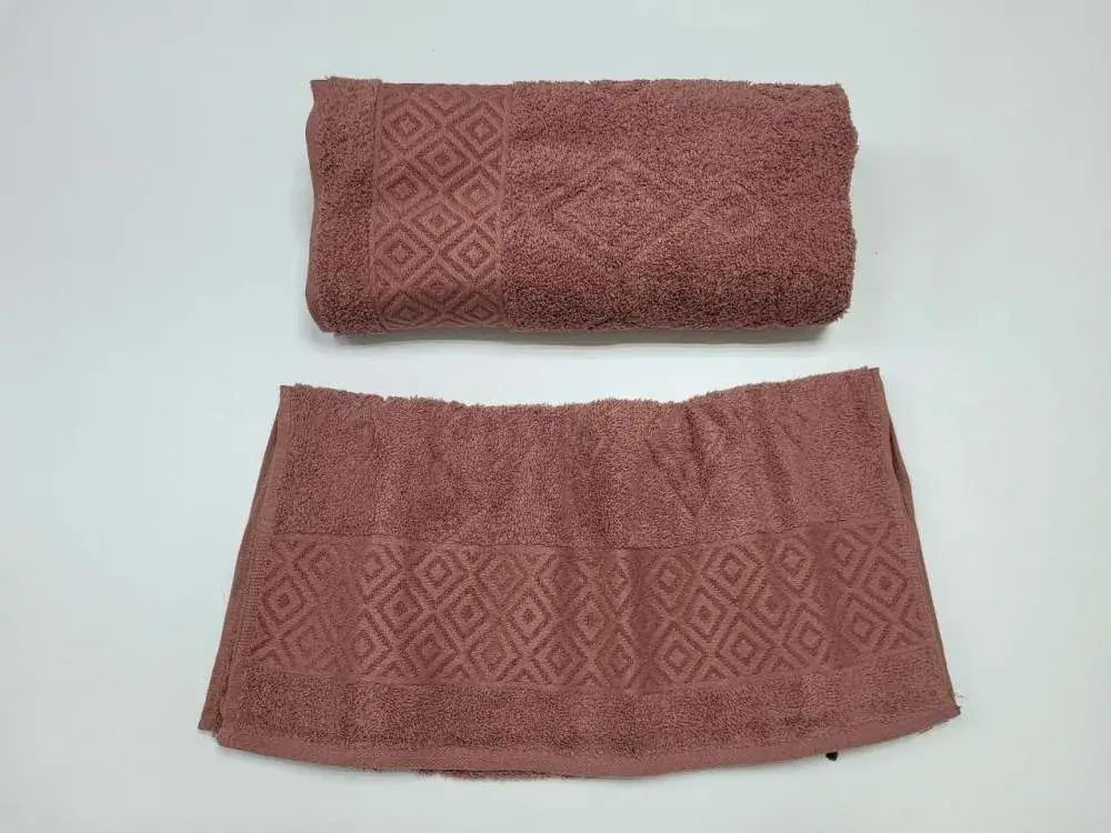 Махрові рушники VIP COTTON GALINA, корал (2)