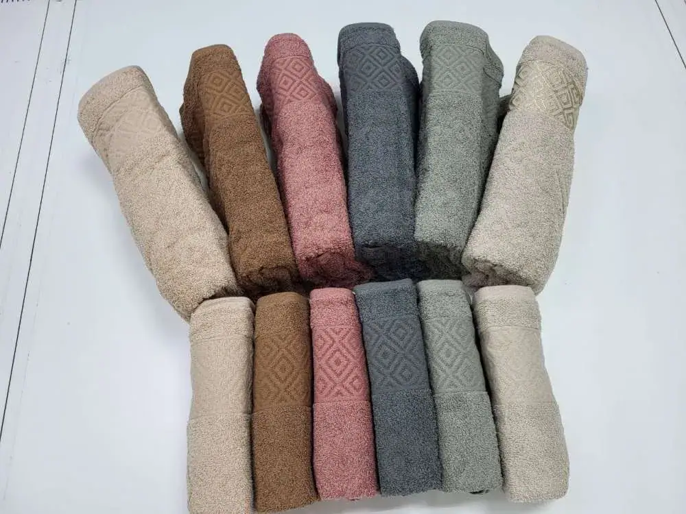 Махрові рушники VIP COTTON GALINA, корал (4)