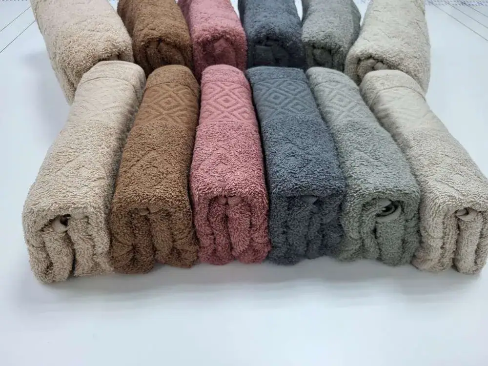 Махрові рушники VIP COTTON GALINA, корал (5)