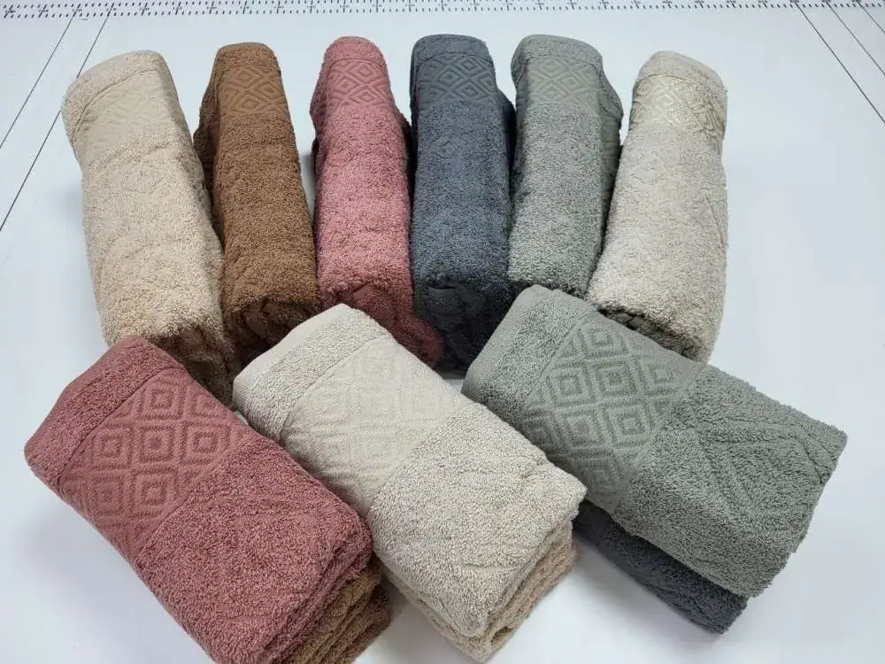 Махрові рушники VIP COTTON GALINA, корал (6)