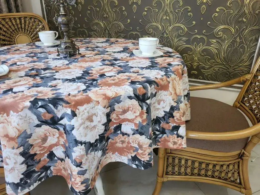 Кругла скатертина Декор для кухні (2)
