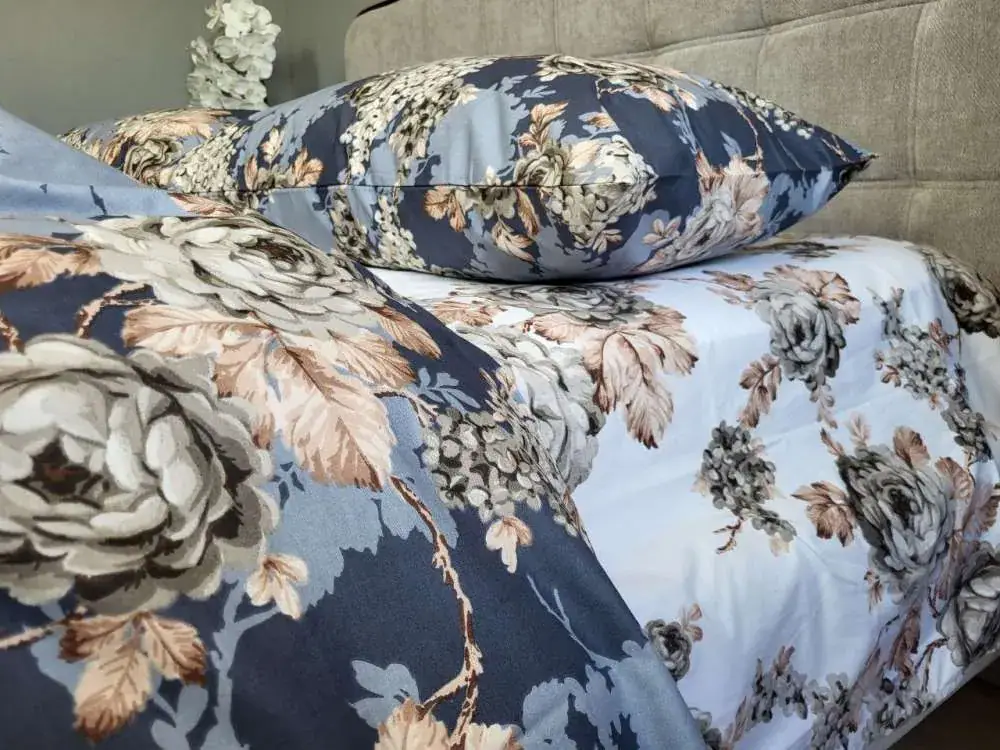 Элитный комплект постельного белья Глория из cotton (5)