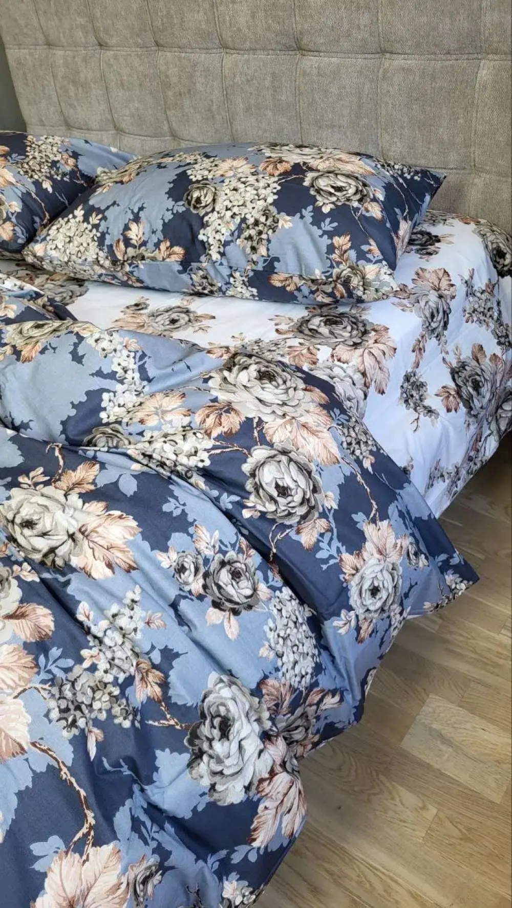 Элитный комплект постельного белья Глория из cotton (7)