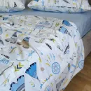Іконка Дитяча постільна білизна Вігвам/блакитний, Turkish flannel (6)