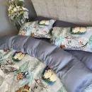 Іконка Сатин PREMIUM SNOWY FOREST двосторонній наволочка 50x70+5см (5)