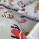 Іконка Помічники Санти - комплект постільної білизни з фланелі (5)