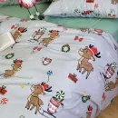 Іконка Комплект постільної білизни Turkish flannel Помічники Санти/полин (5)