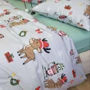 Іконка Комплект постільної білизни Turkish flannel Помічники Санти/полин (7)
