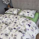 Иконка Постельное белье Листівка/салатовый, Turkish flannel (6)