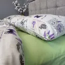 Иконка Постельное белье Листівка/салатовый, Turkish flannel (7)