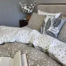 Іконка Комплект постільної білизни Зіронька сіро-беж, Turkish flannel (2)
