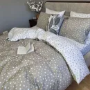 Іконка Комплект постільної білизни Зіронька сіро-беж, Turkish flannel (4)
