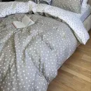 Іконка Комплект постільної білизни Зіронька сіро-беж, Turkish flannel (6)