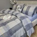 Іконка Комплект постільної білизни Turkish flannel Картель/лавандов. (7)