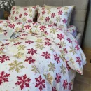 Іконка Комплект постільної білизни Сніжинка жовта, Turkish flannel (2)