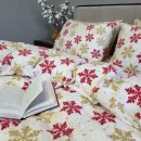 Іконка Комплект постільної білизни Сніжинка жовта, Turkish flannel (7)