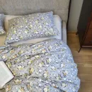 Іконка Фансі/шампань Turkish flannel цільн. комплект постільної білизни (3)
