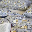Іконка Фансі/шампань Turkish flannel цільн. комплект постільної білизни (6)