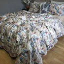 Іконка Постільна білизна Фантазія/бежева пастель, Turkish flannel (2)