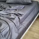 Іконка Комплект постільної білизни Stripe LUX GRAY SHADOW 1x1см (2)