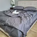 Іконка Комплект постільної білизни Stripe LUX GRAY SHADOW 1x1см (3)