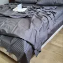 Іконка Комплект постільної білизни Stripe LUX GRAY SHADOW 1x1см (4)