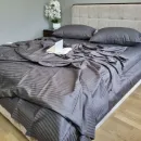 Іконка Комплект постільної білизни Stripe LUX GRAY SHADOW 1x1см (6)