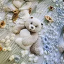 Іконка Ведмедики плюшеві беж, cotton 5D (6)