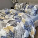 Іконка Азарт/блакитний - фланелевий комплект постільної білизни (2)